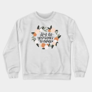 don't let your hearts be troubled john 14:1 bible verse Crewneck Sweatshirt